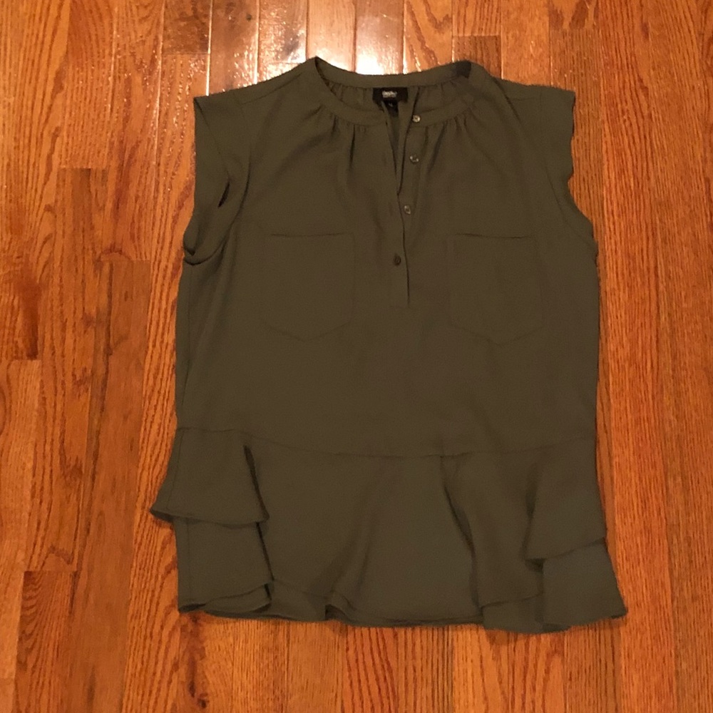 Hunter Green Blouse (Never Worn)